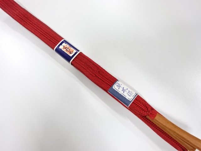 JAPANESE KIMONO / UNUSED HAND-TIED OBIJIME